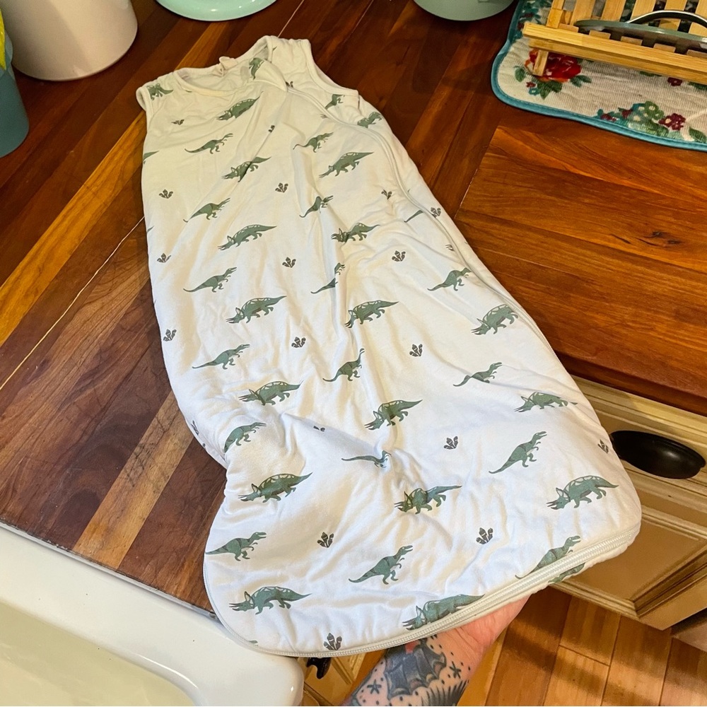 Kyte Baby Sleep Sack Dino Print Size 0-6 months 1.0 tog